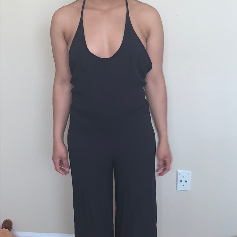 Black Wide Leg Jumpsuit